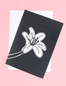 lily card & envelope