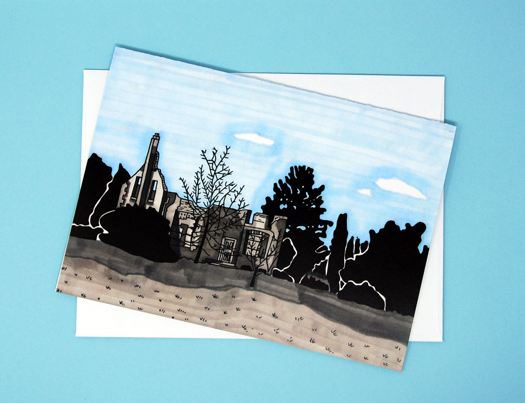 razing landscapes #17 card & envelope