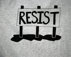RESIST tshirt- Grey