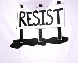 RESIST tshirt-white