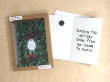 Load image into Gallery viewer, box of 10 holiday cards-gnome