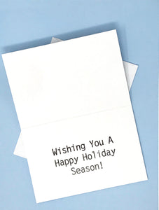 Box of 10 Mushroom House Holiday Cards & Envelopes