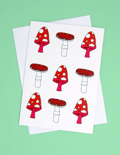 mushrooms #1 card & envelope