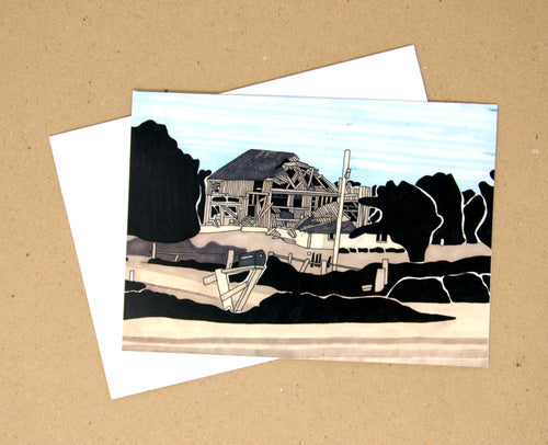 razing landscapes # 11 card & envelope