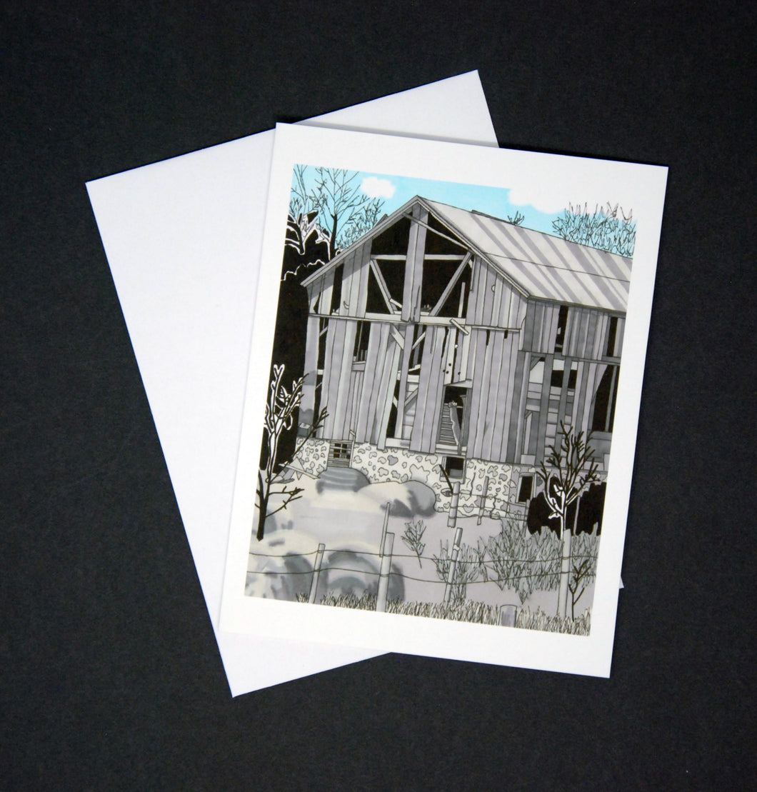 razing landscapes #105 card & envelope