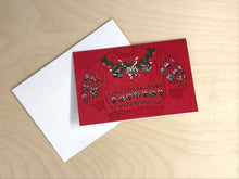 Load image into Gallery viewer, sweater holiday card &amp; envelope